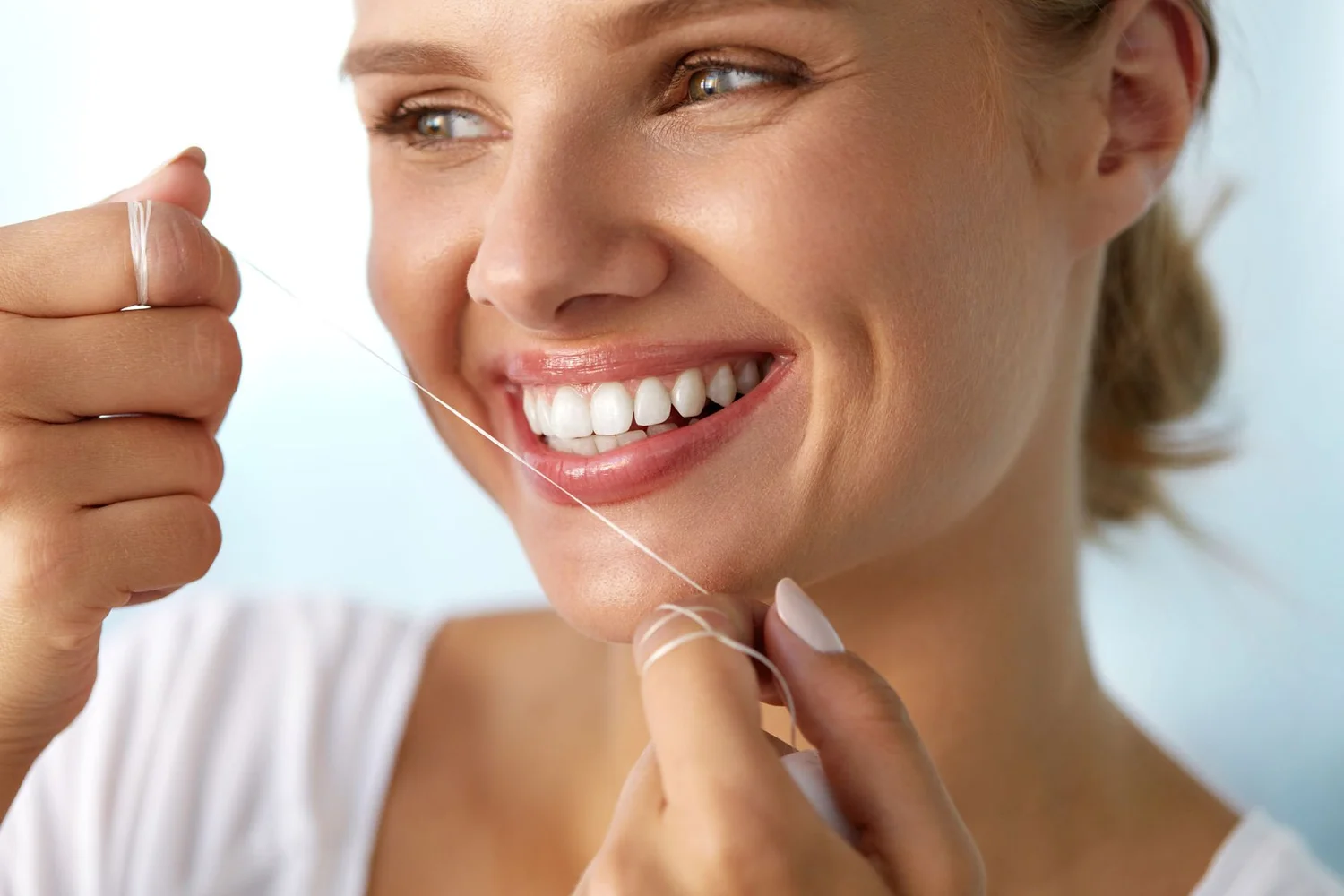 Dental hygienist tools and oral hygiene care at Health Sense Dental in Shorewood, MN
